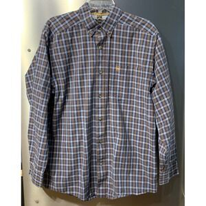 Ariat ProSeries Western Vintage Americana Rodeo Workwear Utility Stretch -M